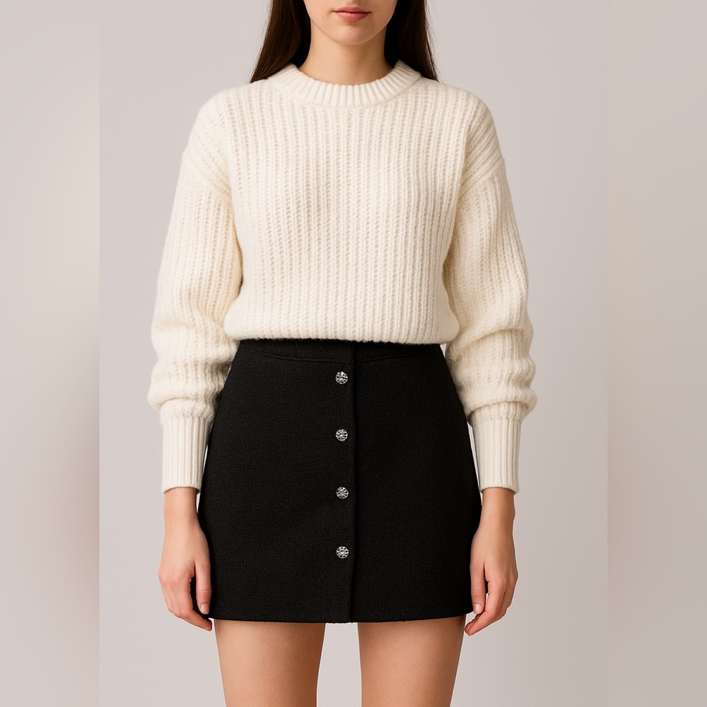 H&M A line Tweed Skirt